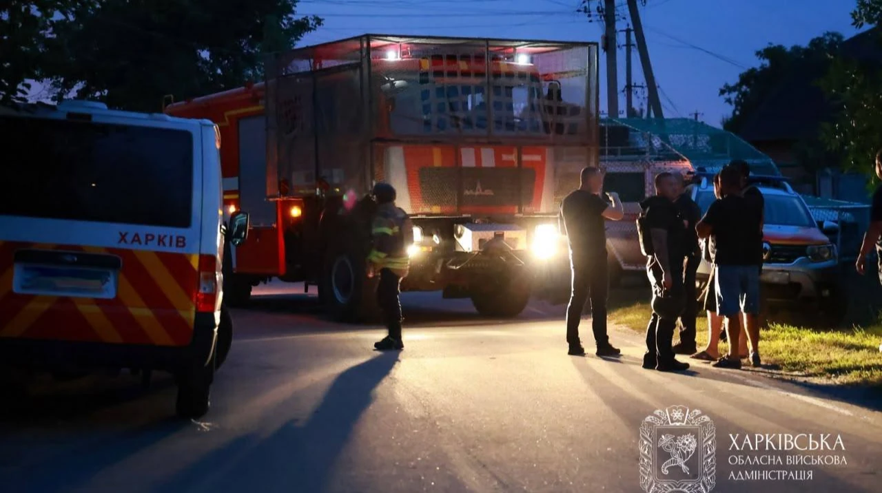 Місце удару в передмісті Харкова, фото ОВА