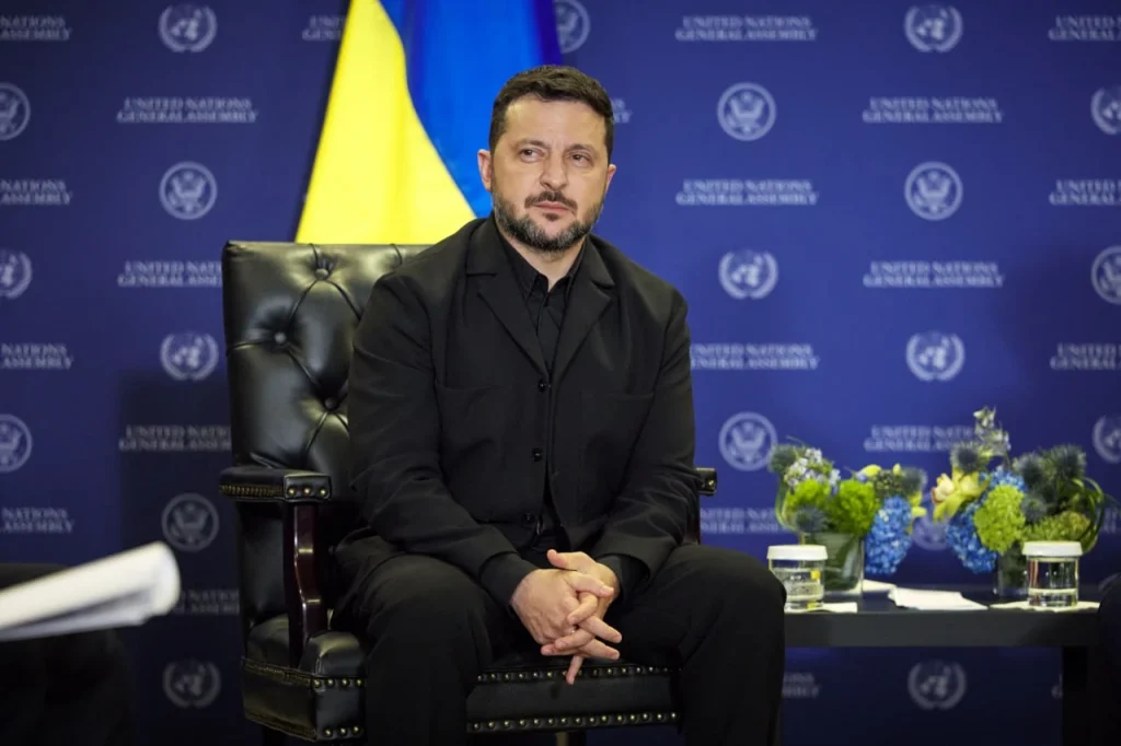 Володимир Зеленський на Генасамблеї ООН у Нью-Йорку, 23 вересня 2026 року